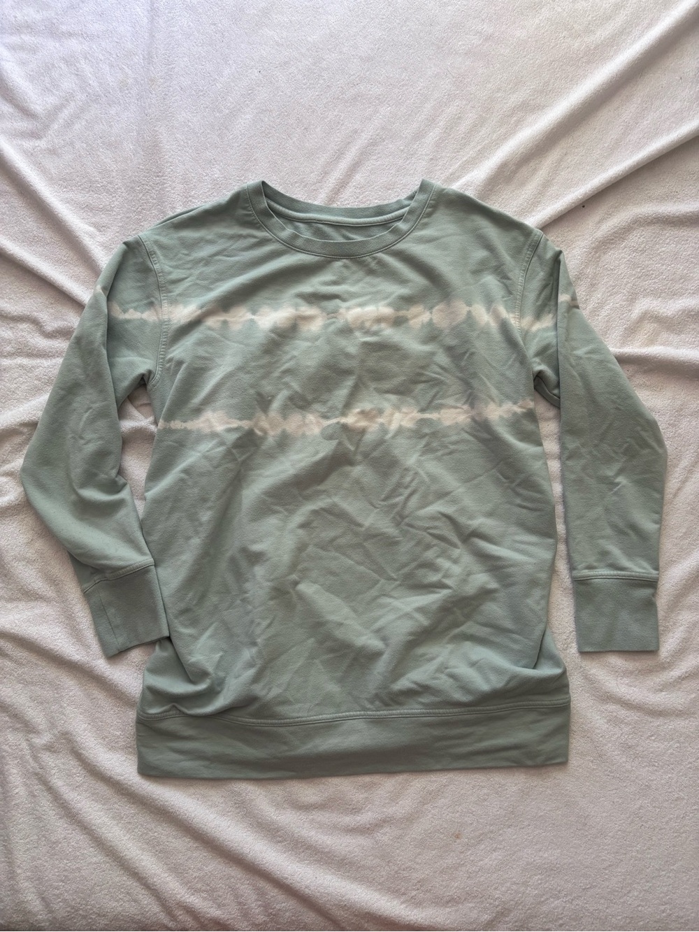 Isabel Maternity by Ingrid & Isabel Sage Green Tie-Dye Maternity Sweatshirt